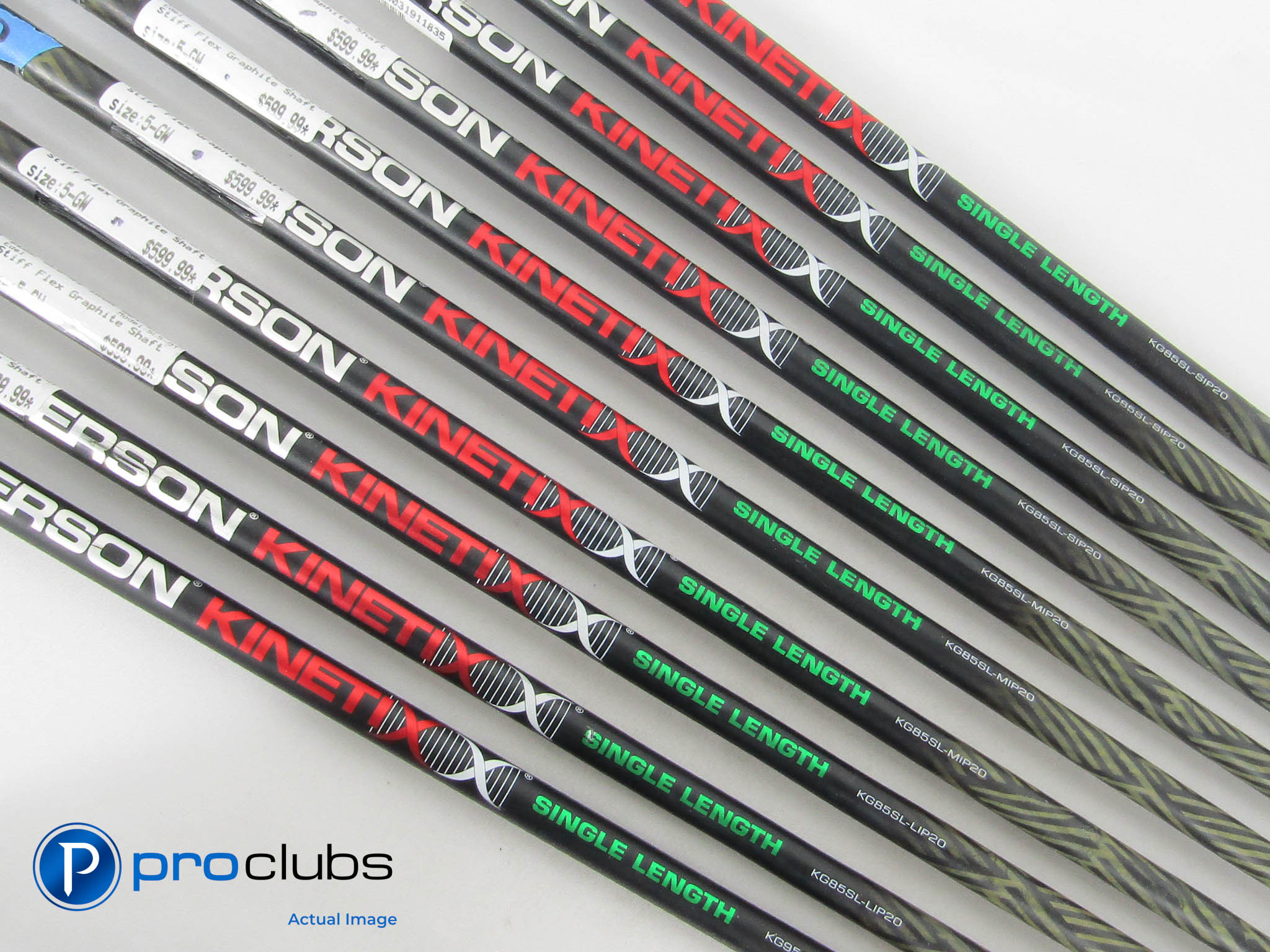 10pc PADERSON KINETIXX SINGLE LENGTH KG85SL Stiff Flex Iron